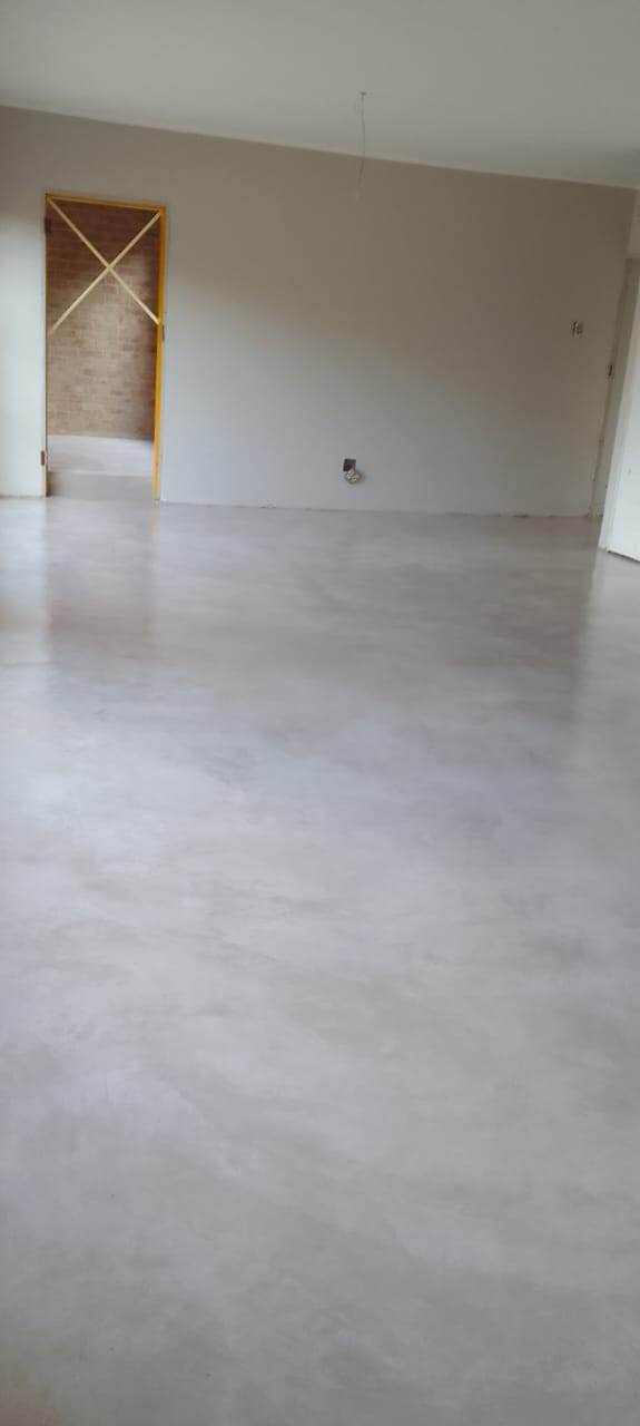 Project photo showing a finished floor in an empty room